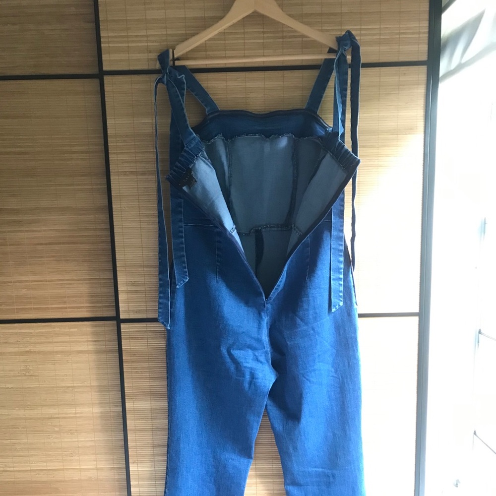Vintage Sleeveless Jumpsuit foxy fit tie sleeves - Picture 8 of 13